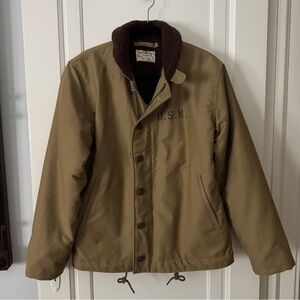 Men's Brown Replica U.S. Navy Surplus (Model N-1) Jacket